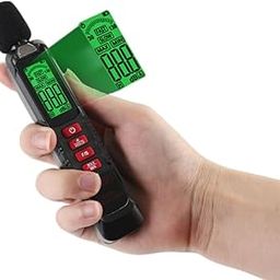 Serplex® Digital Decibel Meter Sound Level Meter 30-130 dB Audio Level Meter LCD Digital Audio Decibel Meter Condenser Mic Decibel Meter for Home, Office, Construction Sites (Battery not included)-25