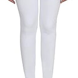 Premium_Cotton Lycra_Ankle Length Leggings_For Women/Girls/Ladies_(White)-image-21