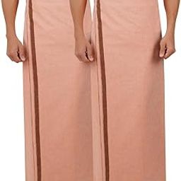 Ramraj Pack Of 2 Mens Cotton Solid Nitro Plain Single Layer Dhoti-picture-10