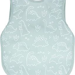 BapronBaby - Bapron for Babies, Toddlers & Kids - Soft, Waterproof, Stain & Spill Resistant Bib Apron, Baby Feeding Bibs, No Neck Tie Safer Bib, BPA Free, Fastdry (6 Month To 3 Years) Animal Prints-21