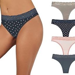 Women Stretchable Cotton No Panty Lines Low Rise G-String Sexy Lace Thong Panty Under Fitted Outfits Bikini Style Underwear-picture-28