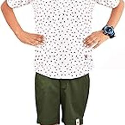 100% Cotton Half Kurta And Solid Shorts 15-image-68