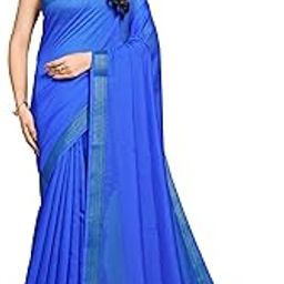 Women's Linen Saree With Zari Border-picture-10