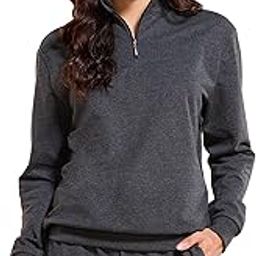 Women's Cotton Blend High Neck Sweatshirt-image-70