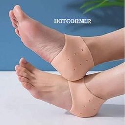 HOTCORNER® Silicone Gel Heel Pad Socks For Heel Swelling Pain Relief, Dry Hard Cracked Heels Repair Cream Foot Care Ankle Support Cushion - For Men And Women-image-80