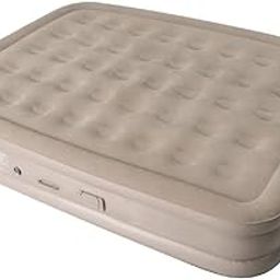Double Air Mattress Inflatable Double Bed with Built-in Pump, Pillows, Repair Kit, and Carry Bag - Durable, Portable, and Comfortable Bed for Camping, Guests, or Home Use-58