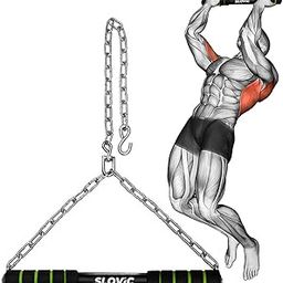Slovic 4 FT Chin Up Bar [120 Kg Capacity] | Gym Epuipment for Home Workout | Pull up bar Wall Mounted Hanging Rod for Height Increase for Kids & Adults| Anti Skid Grip Chin up bar for Home Workout-8