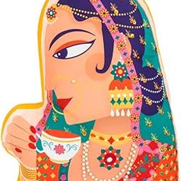 CHUMBAK Royal Rani Shape Cushion, Pack of 1-image-37