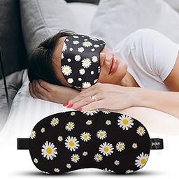 Jenna Blush Cartoon Polyester Eye Mask for Insomnia, Meditation, Puffy Eyes and Dark Circles-image-125