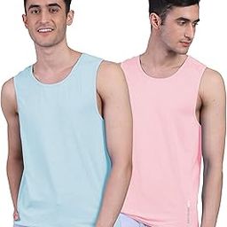 Sleeveless T-Shirts for Men (Pack of 2) – Gym Workout Vests, Sports Sando – Quick-Dry, Stretchable & Comfortable Multipack for Fitness & Everyday Wear-image-84
