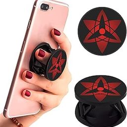eggshell Premium Super Matt Finish Effect Tabletop Mobile Back Holder (Mobile Selfie Finger Grip) with Expanding Stand for All Smartphones & Tablets (Sasuke's Eternal Mangekyo Sharingan)-picture-12