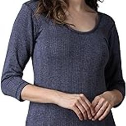 Women's Winter Warmer Thermal Vest 3/4 Sleeves Ultra Soft Scoop Neck Winter Inner Wear Top Johns Underwear-image-32