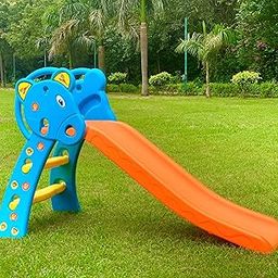 BabyGo Nara Kids Toy Freestanding Foldable Slides for Indoor & Outdoor Home & School, Safe & Fun,Ideal for Boys/Girls - 1 Years to 6 Years, Toy for Kids | Easy Assembly (Orange)-6