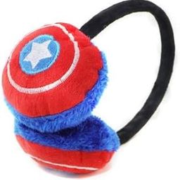 Red & Blue Faux Fur Plush Ear Cover Earmuffs for Girls & Women, Ages 3-18-image-42