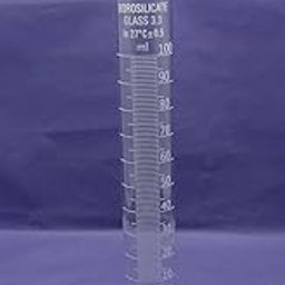 Borosilicate Glass Measuring Cylinder 100 ML (Pack of 1)-25
