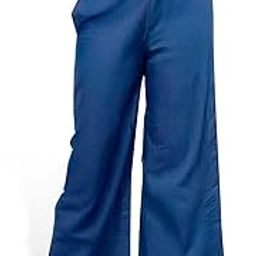 Women textured miderise livin wideleg cropped cotton loungepant-image-62