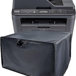 Printer Dust Cover Compatible for Brother Dcp-L2541Dw Multi-Function Monochrome Laser Printer,Premium Nylon, Water-Resistant, Durable, Anti-Static Protection for Home & Office Printers (Dorca)- Black-image-76