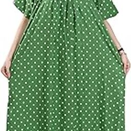 Women’s Plus Size Cotton Nighty | Soft Printed Maxi Gown | 5XL to 10XL-image-81