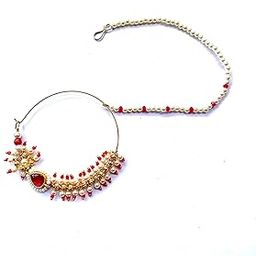 Women Stylish brass gold plated nathiya RJ484-picture-27