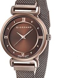 Analog Stylish Watch for Women with Mesh Metal Strap, 3 Hand Mechanism and Roman Numerals-image-49