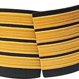 The Pilot 4 Stripe Epaulets for Captain (Gold)-picture-22