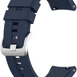 22mm Sport Silicone Watch Band Wrist Strap Compatible for Samsung Galaxy Watch 46mm Gear S3 Frontier/Classic Gear 2 R380 (Blue)-16