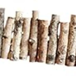Birch Wood Mini Fence Decoration Lawn Decorative Versatile Flower Pot Border L |1 Mini Potting Fence-image-48