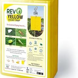 Rev Agro A4 Yellow Insect Sticky Trap for Insects with Glue for Agriculture and for Plants (Whiteflies, Thrips, Aphids & All Harmful Flying Insects) (10)-image-25