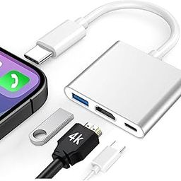 LOTA USB C to HDMI Adapter 4K 60Hz, 3-in-1 Hub with USB 3.0 & PD Charging – for MacBook Pro, iPad Pro, Samsung S23/S24, Galaxy, Laptop-20