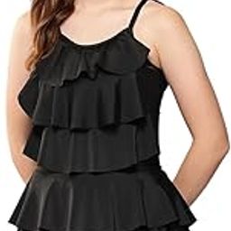 Womens Sports Wear Black Colour Solid Nylon Padded Swim Dress-(XS-XL)-(SW-W-SHM-AB-512-BLACK-34)-image-66