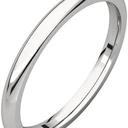 Sterling Silver 3mm His & Hers Classical Plain Band Ring by Ananth Jewels-image-16