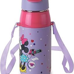CELLO Kidzbee Era Cuddle Buddies Water Bottle | PU Insulation | School Bottle | Picnic Bottle | Cold Insulation | Leak Proof | Kids Bottle | Easy to Carry | 400ml | Lavender-picture-28