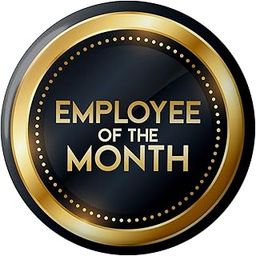 Employee of The Month Badges for Employee EOM-024-38