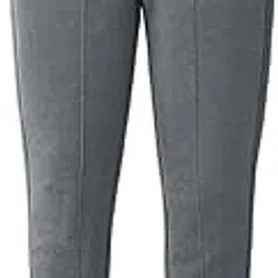 fashiol Women's Winter Woolen Plaid Check Pajama | Warm Fleece Lounge Trousers with Side Pockets | Thick Inner Fleece, Wide Leg Night Pants for Winter Wear-picture-5