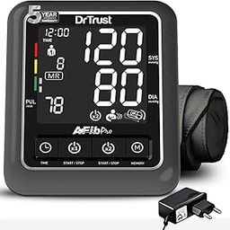Dr Trust Atrial Fibrillation Automatic Dual Talking Digital BP Monitor Machine (Black)-19