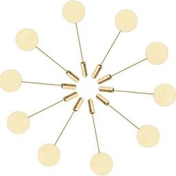 10 Pieces Copper Empty Base 1.5cm Lapel Stick Pin Hat Brooches DIY Gold Jewelry & Watches| Fashion Jewelry| Pins & Brooches-picture-40