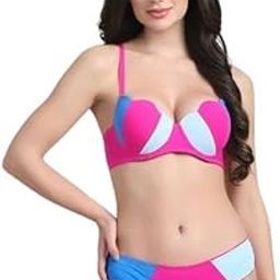 Women's Multi Colour Under-Wired Lingerie Bra and Panty Set for Women-image-87