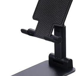 GUFFI G33 Premium Smart Foldable Mobile Stand for Table and Bed, Height Adjustable Universal Tabletop Phone Holder for All Smartphones & Tablet (Black)-image-95