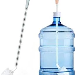 Extra Long Bottle Cleaning Brush – Rounded Head with Stiff Nylon Bristles – Perfect for Gallon Water Jugs, Decanters, and Thermoses – Flexible and Durable-image-22