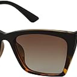 Polarized Trendy Square Cat Eye Sunglasses for Women, Fashion shades with 100% UV protection-image-62