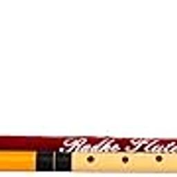 Radhe Flutes PVC Fiber E Natural Bansuri Base Octave With Lip-Plate Right Handed With velvet Cover-picture-15