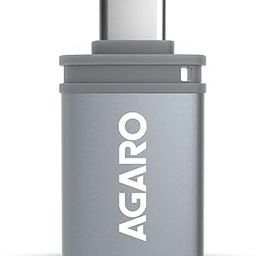 AGARO Blaze USB 3.0 to Type C OTG Adapter, Compatible with Thunderbolt to USB Adapter, Laptops Including MacBook Pro, Air and All Type-C Devices, Portable and High-Speed Data Transfer-32