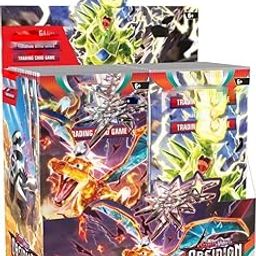Pokemoon TCG 50-Card Bundle – 5 Packs of 10 Random Cards | Includes Rare, Holo, & Common Carrds | Collectible Trading Board Games (Obsidian Flames 5 Pack 50 Cards)-32