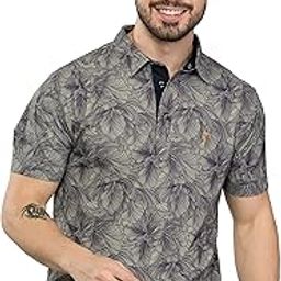 Men's Premium Printed Polo T-Shirt's |Feather Touch Feel |Regular Fit| Odour Resistant| Anti-Static| Wrinkle Free | Quick Dry | Stretchable | Lightweight | Sweat-Proof-image-32