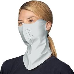 Sun Mask for Women, Face Mask for Bikers, UPF 50+ Face Cover for Women with Neck Coverage, Breathable Ice Silk Reusable Outdoor UV Masks for Face (Grey)-image-60