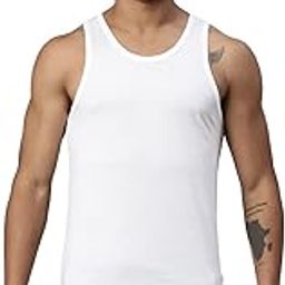 Men Cotton 012 Classic Vest with Side Branding, Tag Free Comfort & Smartskin Technology-41