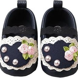 Handmade Baby Girl Booties – Size 12 – Soft Sole Pink Heart Shoes with Pearls & Lace – Infant Casual Wear for 6–12 Months-16