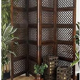 Shilpi Wooden Partition/Screen/Room Divider 72 inch Height (6 ft)-image-53