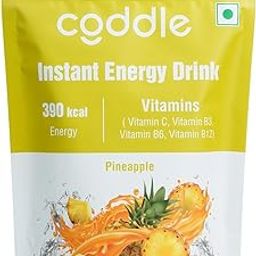 Coddle Instant Energy Drink - Pineapple Flavor with Essential Vitamins (C, B3, B6, B12) - 900gm (PACK OF 01)-image-53