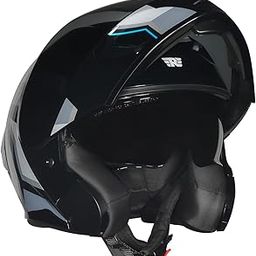 ROYAL ENFIELD Stealth MOD TECHBOX Modular Helmet | Certification: ISI & DOT | Shell Construction: High Impact Grade ABS & Fiberglass Composite | Weight: 1200 +/-50 | Grey L-image-2